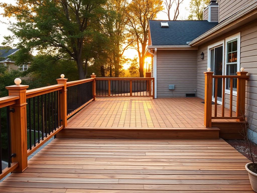 Decks work by Eric Bacle Construction